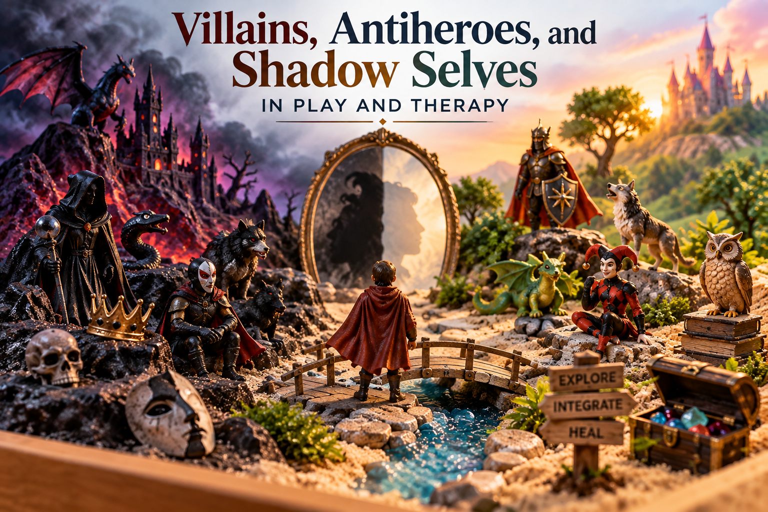 Villains, Antiheroes, and Shadow Selves in Play and Therapy